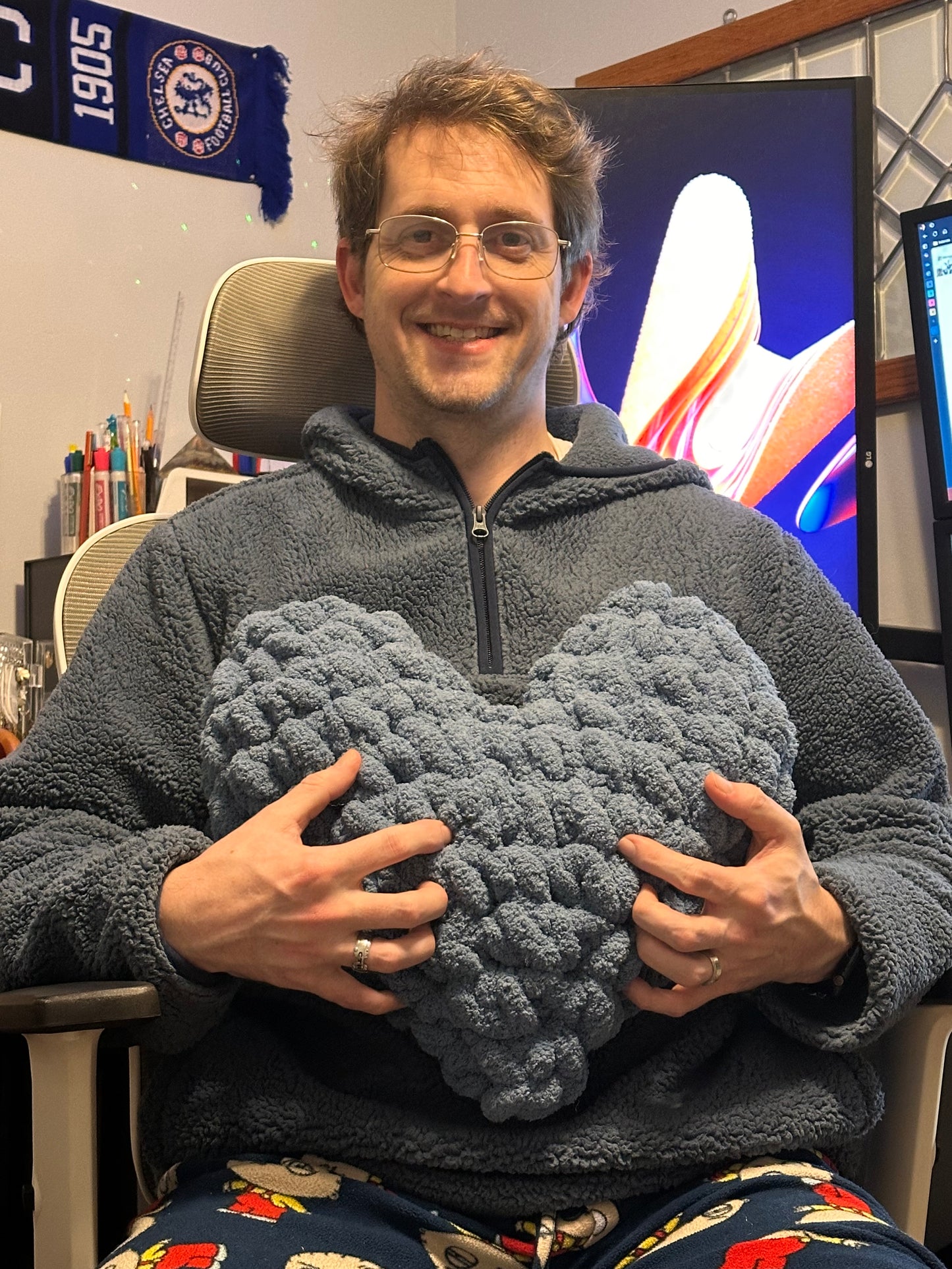Puffy Heart Pillow