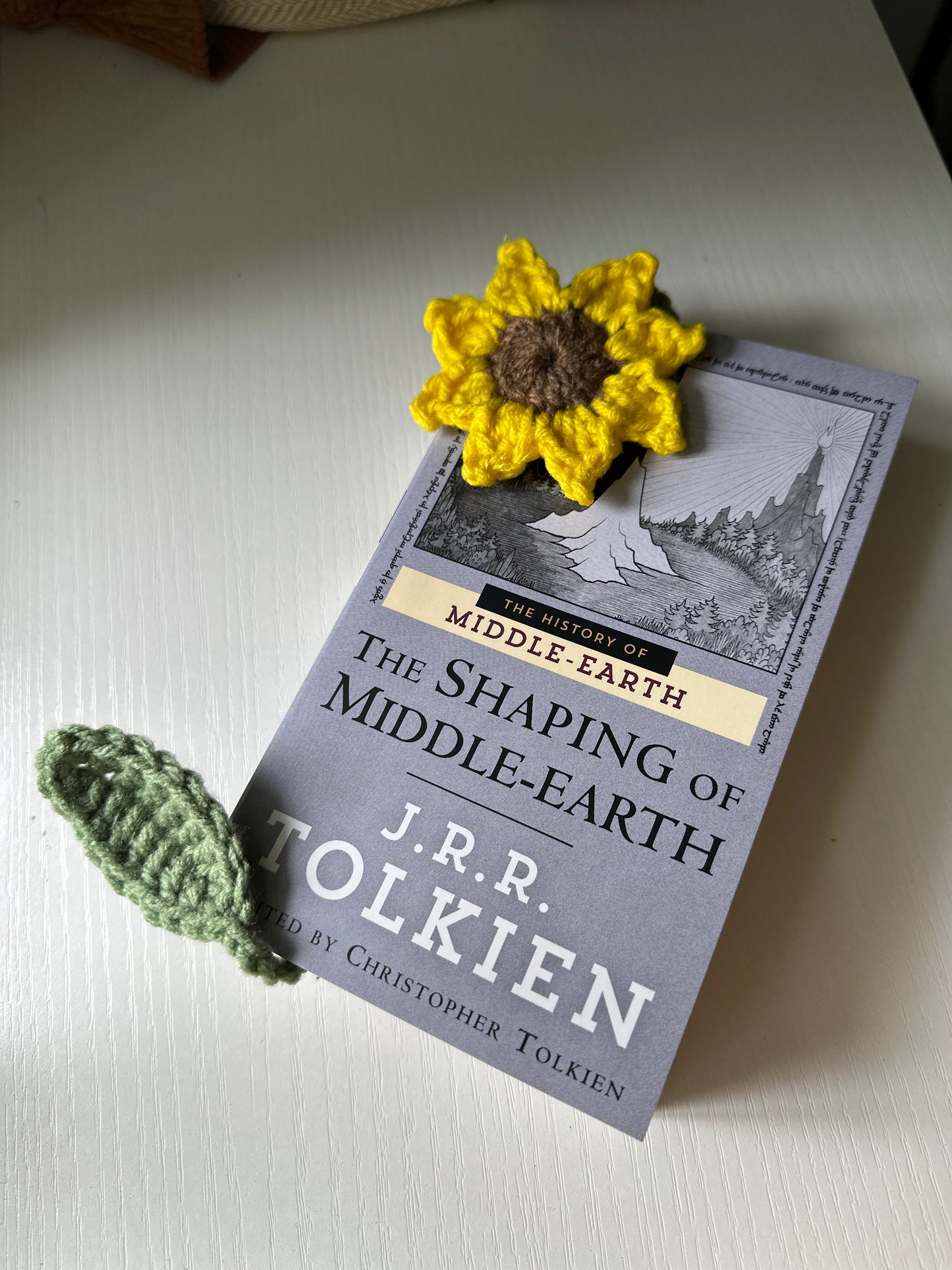 Flower bookmark