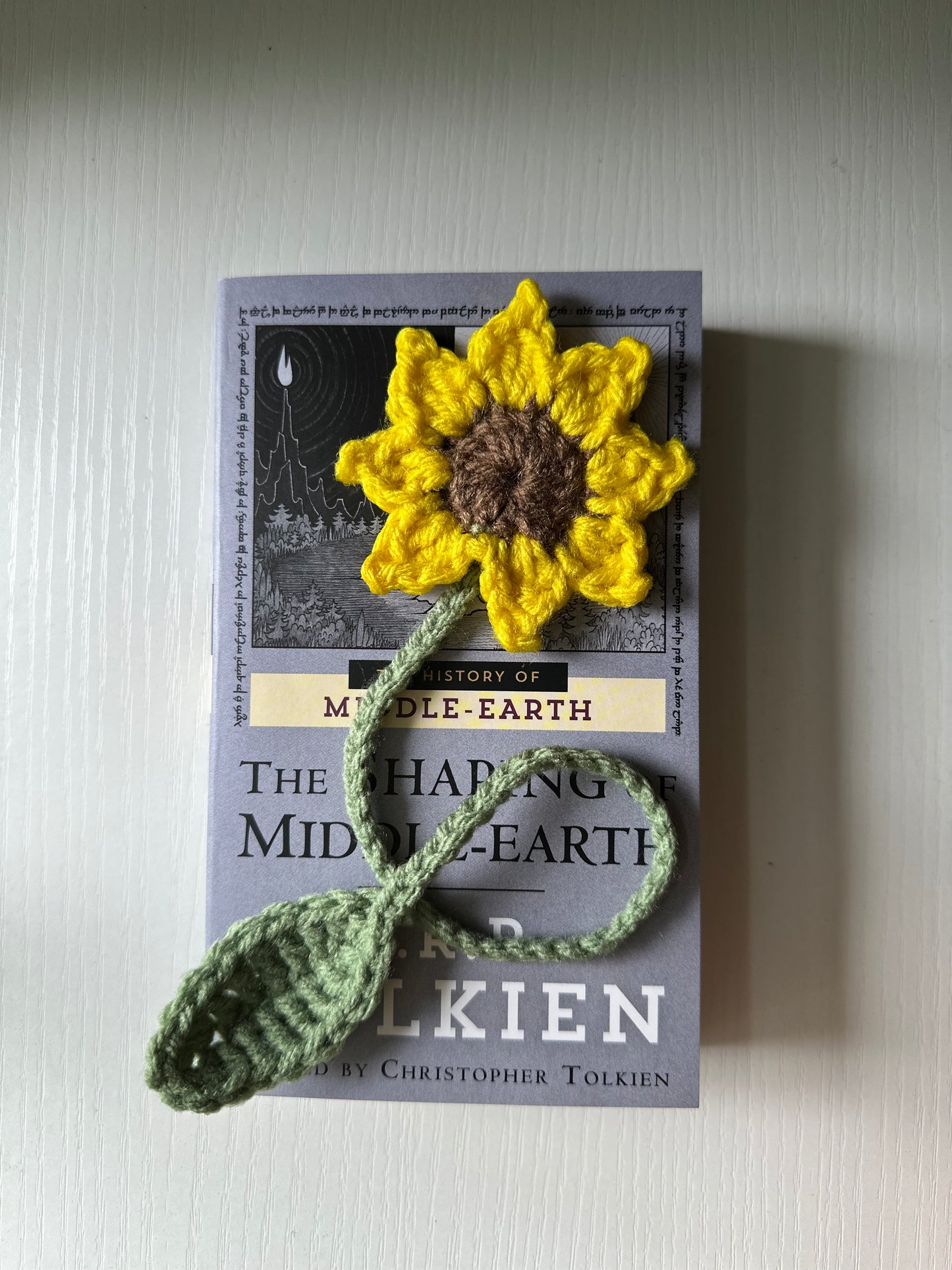 Flower bookmark