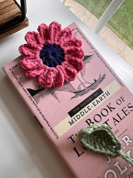 Flower bookmark